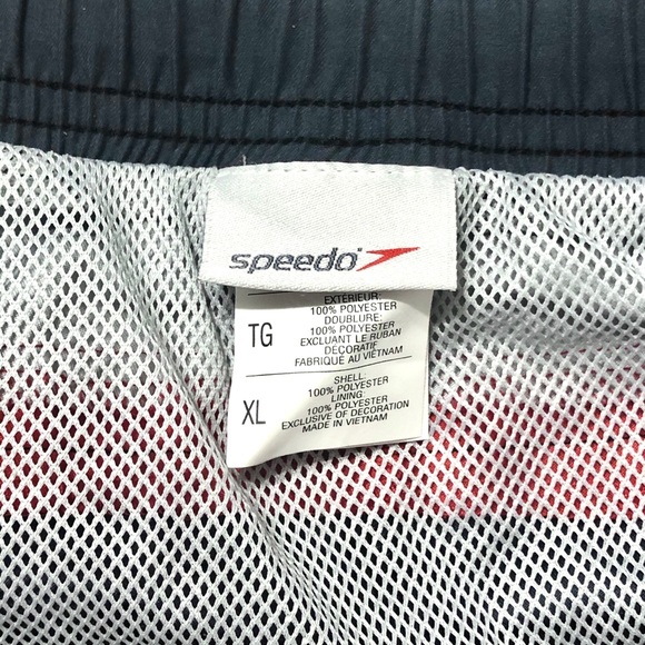 Speedo Mens Swim Trunks Drawstring Liner Sz XL - Picture 5 of 6